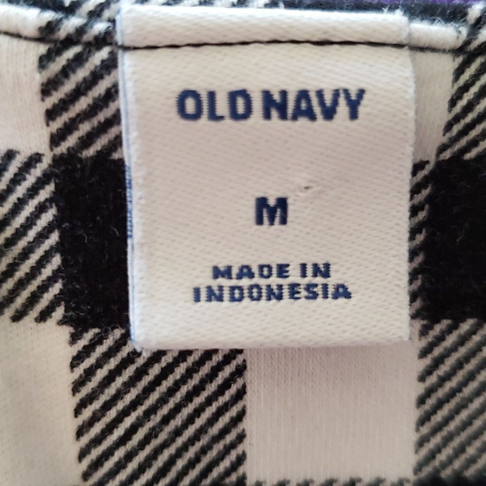 Very Nice Black & White Checkered Old Navy Shift Dress Sz M - Picture 4 of 5